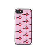 RED MY LIPS! Biodegradable phone case